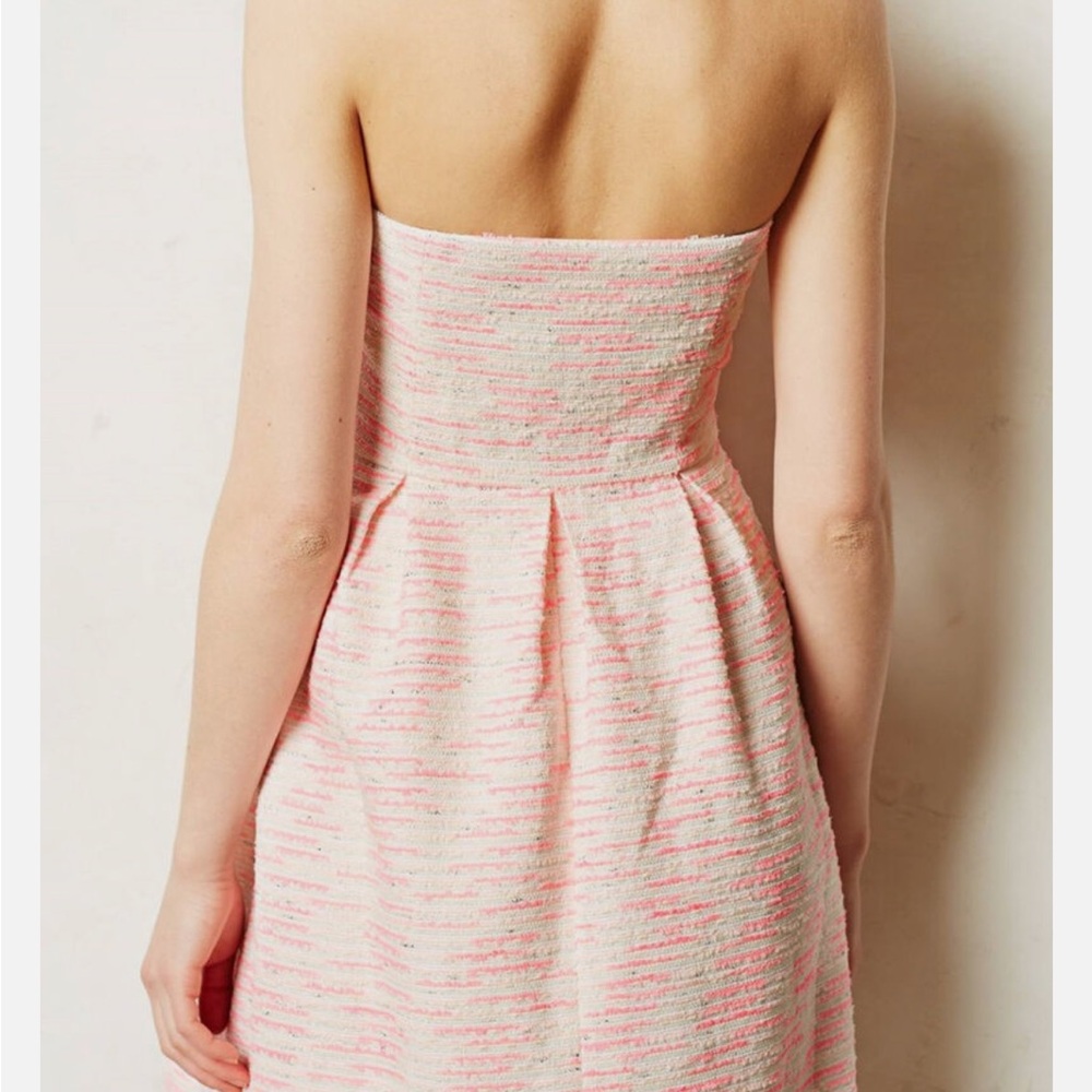 Moulinette Soeurs Pink and White Mini Dress - Picture 5 of 16